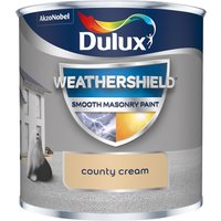 Dulux Weathershield Smooth Masonry Paint - County Cream - 250ml
Dulux Weathershield Smooth Masonry Paint - County Cream - 250ml