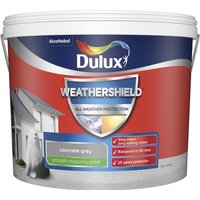 Dulux Weathershield Smooth Masonry Paint - Concrete Grey - 10L
Dulux Weathershield Smooth Masonry Paint - Concrete Grey - 10L