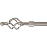Extendable Cage Finial Curtain Pole - Satin Steel - 1.7-3m (16/19mm)
Extendable Cage Finial Curtain Pole - Satin Steel - 1.7-3m (16/19mm)