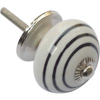 Milan 40mm Ceramic Swirl Cabinet Knob - Silver
Milan 40mm Ceramic Swirl Cabinet Knob - Silver