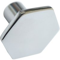 Havana 64mm Zinc Chrome Hexagonal Knob - 2 Pack
Havana 64mm Zinc Chrome Hexagonal Knob - 2 Pack