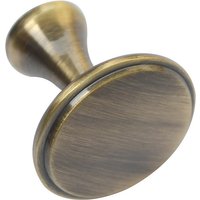 Rydal 25mm Ringed Zinc Antique Brass Knob
Rydal 25mm Ringed Zinc Antique Brass Knob