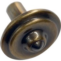 Colton 30mm Zinc Antique Brass Knob - 2 Pack
Colton 30mm Zinc Antique Brass Knob - 2 Pack