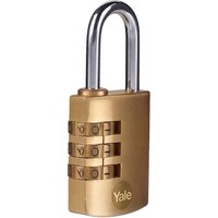 Yale Brass Combination 30mm Padlock
Yale Brass Combination 30mm Padlock