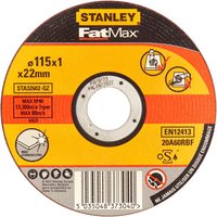 STANLEY FATMAX 115MM Stainless Steel Cutting Bonded Disc (STA32602-QZ)
STANLEY FATMAX 115MM Stainless Steel Cutting Bonded Disc (STA32602-QZ)