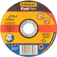 STANLEY FATMAX 115MM Steel Cutting Bonded Disc (STA32632-QZ)
STANLEY FATMAX 115MM Steel Cutting Bonded Disc (STA32632-QZ)