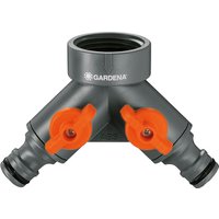 GARDENA Twin Tap Connector 26.5 mm (G 3/4 )
GARDENA Twin Tap Connector 26.5 mm (G 3/4 )