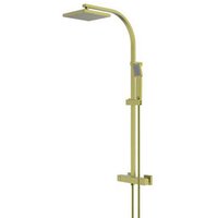 Bathstore Aero Exposed Thermostatic Shower System Brushed Brass
Bathstore Aero Exposed Thermostatic Shower System Brushed Brass