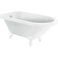 Bathstore Burford Compact Roll Top Bath with White Feet
Bathstore Burford Compact Roll Top Bath with White Feet