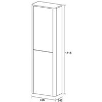 Lucca Tall Wall Hung Unit Gloss White
Lucca Tall Wall Hung Unit Gloss White