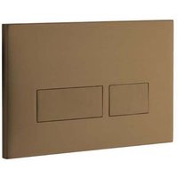 Flush plate - brushed bronze
Flush plate - brushed bronze