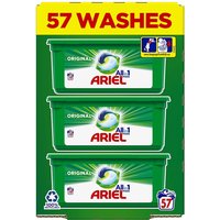 Ariel Original All In 1 Pods (57 washes)
Ariel Original All In 1 Pods (57 washes)