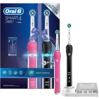 Oral-B Smart 4 - 4900- Electric Toothbrushes - Duo Pack
Oral-B Smart 4 - 4900- Electric Toothbrushes - Duo Pack