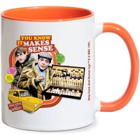Only Fools And Horses You Know It Makes Sense Mug - White/Orange
Only Fools And Horses You Know It Makes Sense Mug - White/Orange