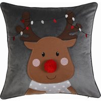 Reindeer Cushion with Pom Pom Nose - 45x45cm
Reindeer Cushion with Pom Pom Nose - 45x45cm