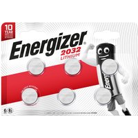 Energizer 2032 Lithium Coin Battery - 6 Pack
Energizer 2032 Lithium Coin Battery - 6 Pack