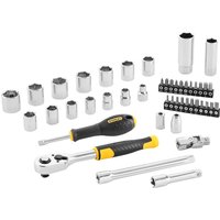 STANLEY Compact 3/8 72 Tooth Ratchet and Socket Set with 45 Piece Accessories (STMT82829-1)
STANLEY Compact 3/8 72 Tooth Ratchet and Socket Set with 45 Piece Accessories (STMT82829-1)