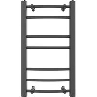 VURTU6 Vertical Ladder Curve Style Radiator 700mm x 400mm - Anthracite