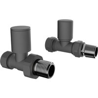 VURTU21 Straight Pair of Manual Valves (Round) - Anthracite
VURTU21 Straight Pair of Manual Valves (Round) - Anthracite
