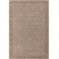Wool Border Rug - Taupe - 120x170cm