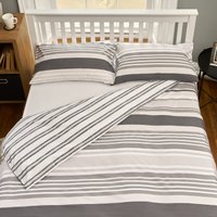 The Willow Manor Easy Care Percale Double Duvet Set Metro Stripe - Grey
The Willow Manor Easy Care Percale Double Duvet Set Metro Stripe - Grey