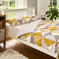 The Willow Manor Easy Care Percale King Duvet Set Mosaic Geo - Ochre
The Willow Manor Easy Care Percale King Duvet Set Mosaic Geo - Ochre