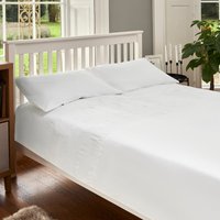 The Willow Manor Easy Care Percale Single Duvet Set Ruched Panel - White
The Willow Manor Easy Care Percale Single Duvet Set Ruched Panel - White