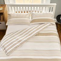 The Willow Manor Easy Care Percale Double Duvet Set Metro Stripe - Natural
The Willow Manor Easy Care Percale Double Duvet Set Metro Stripe - Natural