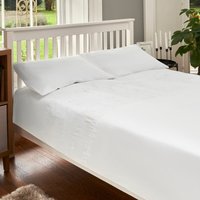 The Willow Manor Easy Care Percale Double Duvet Set Ruched Panel - White
The Willow Manor Easy Care Percale Double Duvet Set Ruched Panel - White