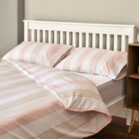 The Willow Manor 100% Cotton Percale King Duvet Set Oxford Stripe - Blush
The Willow Manor 100% Cotton Percale King Duvet Set Oxford Stripe - Blush
