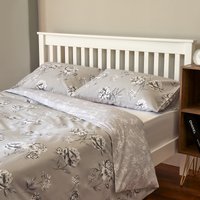 The Willow Manor 100% Cotton Percale King Duvet Set Graphic Floral - Grey
The Willow Manor 100% Cotton Percale King Duvet Set Graphic Floral - Grey