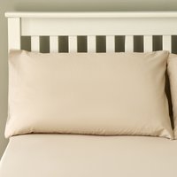 The Willow Manor Easy Care Percale Housewife Pillowcase Pair - Linen 
The Willow Manor Easy Care Percale Housewife Pillowcase Pair - Linen
