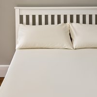 The Willow Manor Easy Care Percale Double Fitted Sheet - Cream
The Willow Manor Easy Care Percale Double Fitted Sheet - Cream