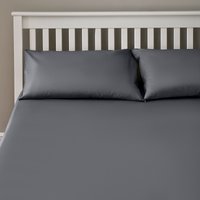 The Willow Manor Easy Care Percale King Fitted Sheet - Charcoal
The Willow Manor Easy Care Percale King Fitted Sheet - Charcoal
