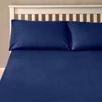 The Willow Manor Easy Care Percale Double Fitted Sheet - Navy
The Willow Manor Easy Care Percale Double Fitted Sheet - Navy