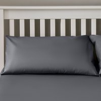 The Willow Manor Easy Care Percale Housewife Pillowcase Pair - Charcoal
The Willow Manor Easy Care Percale Housewife Pillowcase Pair - Charcoal