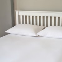 The Willow Manor 100% Cotton Percale Single Fitted Sheet - Optic White
The Willow Manor 100% Cotton Percale Single Fitted Sheet - Optic White