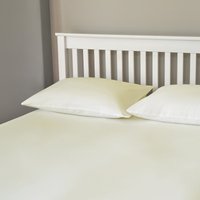 The Willow Manor 100% Cotton Percale King Fitted Sheet - Ivory
The Willow Manor 100% Cotton Percale King Fitted Sheet - Ivory