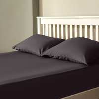 The Willow Manor 100% Cotton Percale King Fitted Sheet - Graphite
The Willow Manor 100% Cotton Percale King Fitted Sheet - Graphite