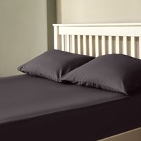 The Willow Manor 100% Cotton Percale Double Fitted Sheet - Graphite
The Willow Manor 100% Cotton Percale Double Fitted Sheet - Graphite