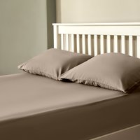 The Willow Manor 100% Cotton Percale Double Fitted Sheet - Mole
The Willow Manor 100% Cotton Percale Double Fitted Sheet - Mole