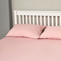 The Willow Manor 100% Cotton Percale Single Fitted Sheet - Blush
The Willow Manor 100% Cotton Percale Single Fitted Sheet - Blush