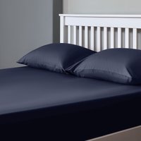 The Willow Manor 100% Cotton Percale King Fitted Sheet - Midnight
The Willow Manor 100% Cotton Percale King Fitted Sheet - Midnight