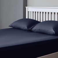 The Willow Manor 100% Cotton Percale Super King Fitted Sheet - Midnight
The Willow Manor 100% Cotton Percale Super King Fitted Sheet - Midnight