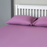 The Willow Manor 100% Cotton Percale Single Fitted Sheet - Grape
The Willow Manor 100% Cotton Percale Single Fitted Sheet - Grape