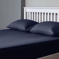 The Willow Manor 100% Cotton Percale Single Fitted Sheet - Midnight
The Willow Manor 100% Cotton Percale Single Fitted Sheet - Midnight