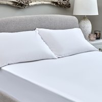 The Willow Manor Egyptian Cotton Sateen 300 Thread Count Super King Fitted Sheet - Glacier White
The Willow Manor Egyptian Cotton Sateen 300 Thread Count Super King Fitted Sheet - Glacier White