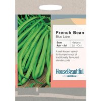 House Beautiful Climbing French Bean Blue Lake Seeds
House Beautiful Climbing French Bean Blue Lake Seeds