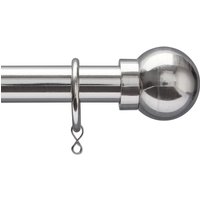 Extendable Ball Finial Curtain Pole - Chrome - 1.2-2.1m (25/28mm)
Extendable Ball Finial Curtain Pole - Chrome - 1.2-2.1m (25/28mm)