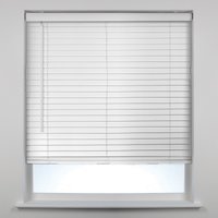 50mm Faux Wood Venetian Blind - 120cm - White
50mm Faux Wood Venetian Blind - 120cm - White